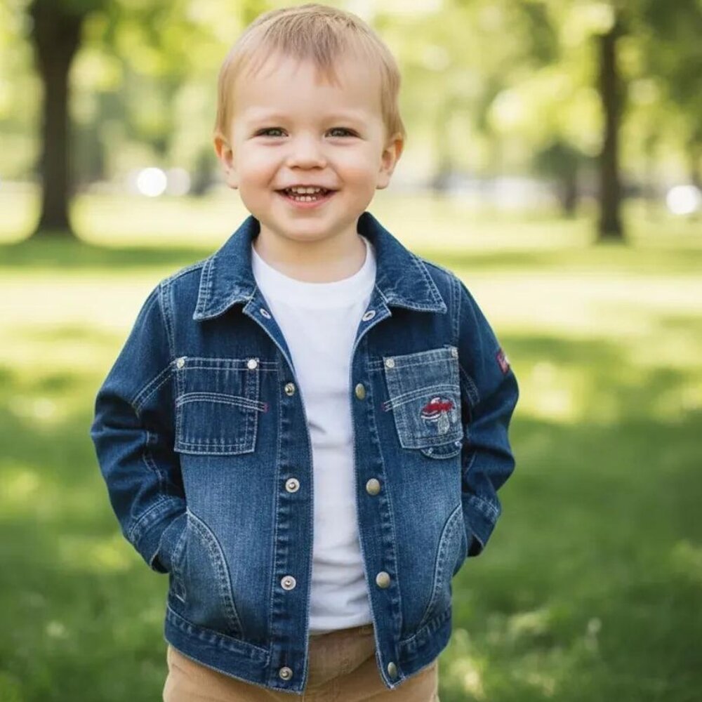 Krickets Elite Big Foot Monster Truck Denim Jean Jacket 3T